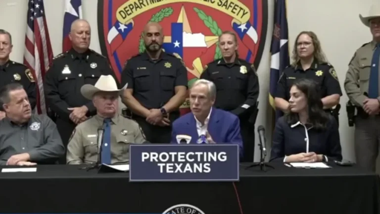 Texas Governor Unveils Violent Crimes Task Force