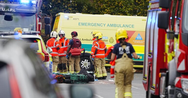 Vehicle and stabbing attack near synagogue in Manchester, England, wounds 4 as Jews mark Yom Kippur