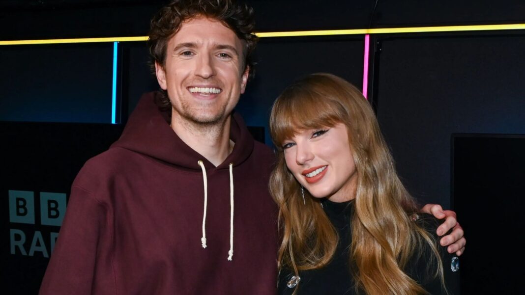 Greg James invited to Taylor Swift and Travis Kelce’s wedding live on Radio 1 as she reveals if Ed Sheeran will perform