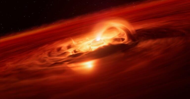 Mysterious “rogue planet” spotted gobbling 6 billion tons of gas and dust a second