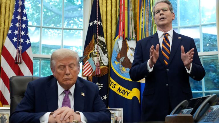 Trump suggests Treasury’s Bessent keeping him from firing Fed Chair Powell