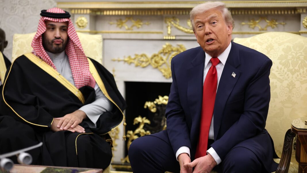 Trump meets with Saudi Crown Prince Mohammed bin Salman