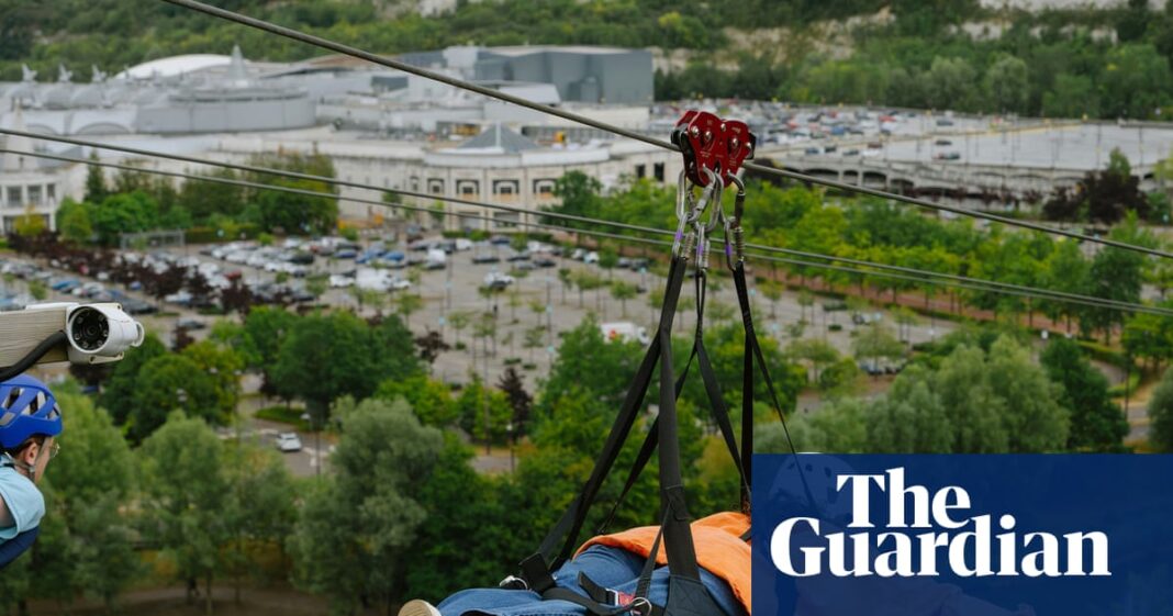 Zip wires, darts, wild swimming: why shopping centres are trying new ways to bring in customers | Retail industry