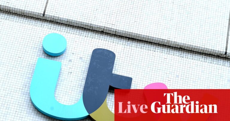 ITV shares surge as it holds talks to sell broadcast operations to Sky; world food prices fall – business live | Business