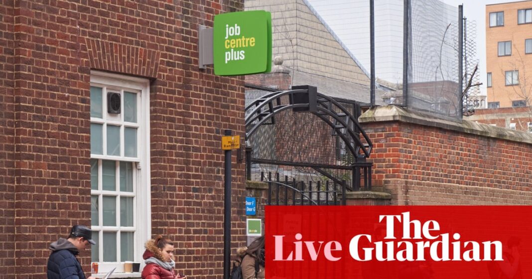 UK interest rate cut expected in December after UK unemployment rises to 5%; FTSE 100 hits record high – business live | Business