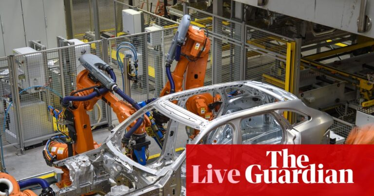 UK exports to US hit lowest level since January 2022 as tariffs bite – business live | Business