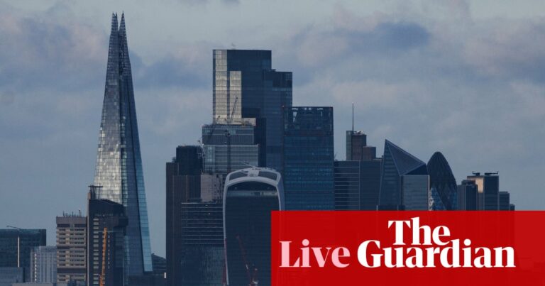 Markets on track for worst week since April as AI bubble fears mount; UK borrowing exceeds forecasts in October – business live | Business