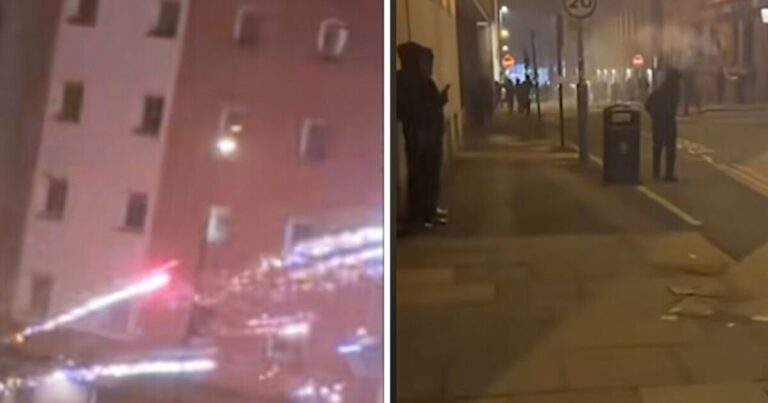 Bonfire Night mayhem in UK city as 4 arrested after firework attacks | UK | News