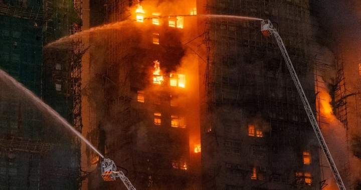 Hong Kong Canadians reeling after deadly highrise inferno