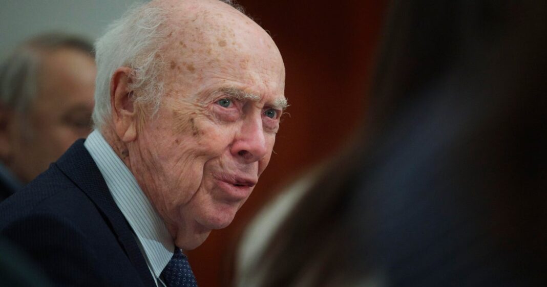 James Watson, co-discoverer of the shape of DNA and Nobel Prize winner, dies at 97