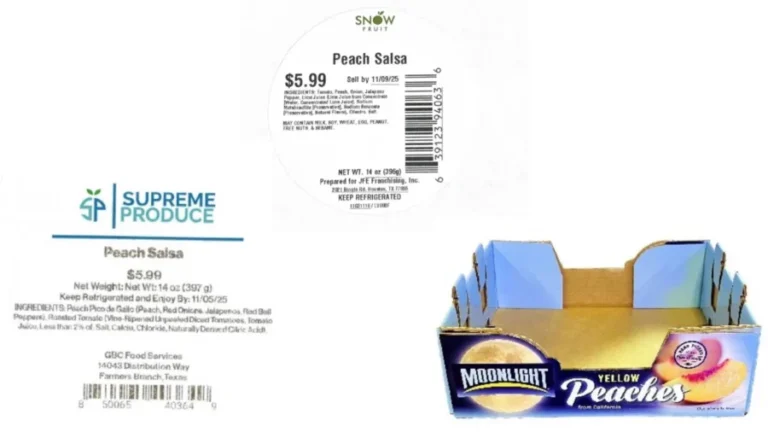 Widespread Peach Salsa Recall Issued Over Listeria Contamination