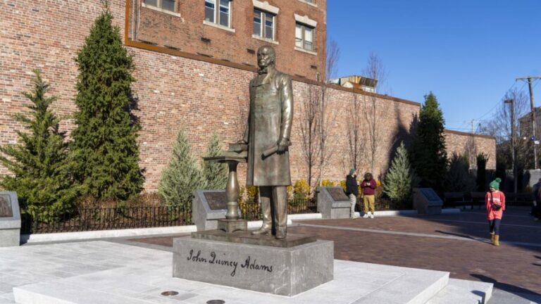 John Quincy Adams Park in Quincy, Massachusetts, Opens to Honor 6th US President