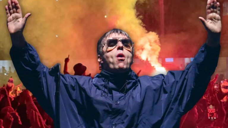 Furious Liam Gallagher lets rip at fan who fired flare into crowd during Oasis concert