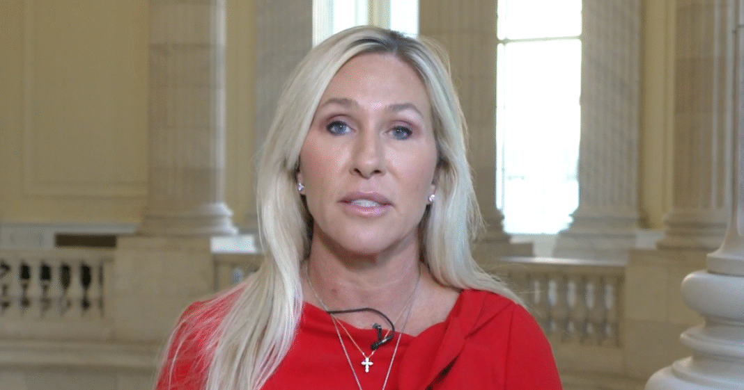 Marjorie Taylor Greene says “I don’t see political party lines” on health care