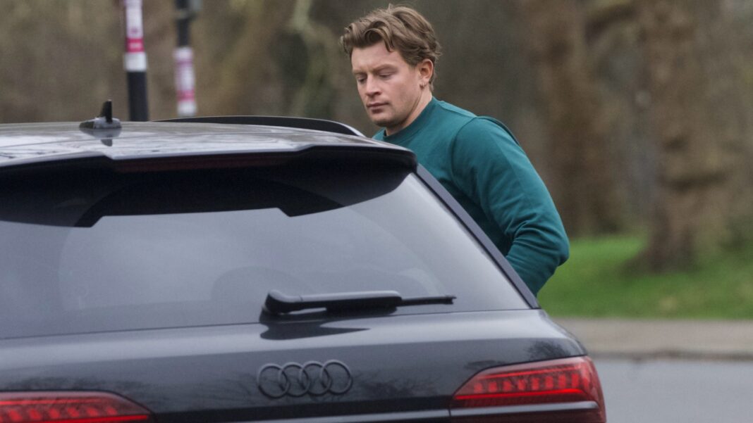 Adam Peaty seen for first time since Holly Ramsay wedding at Gordon’s house