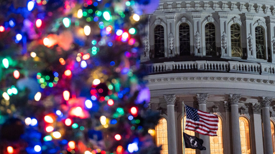 War Secretary Hosts Pentagon Christmas Tree Lighting