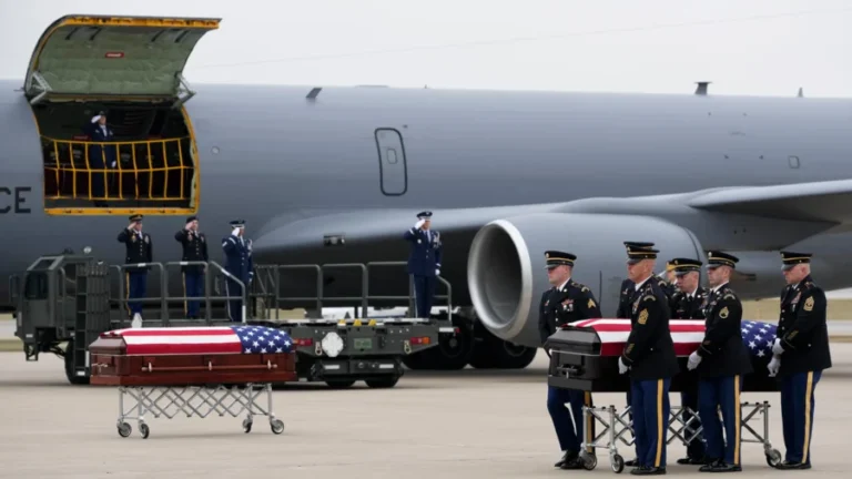 2 Iowa National Guard Members Killed in Syria Return Home on Christmas Eve