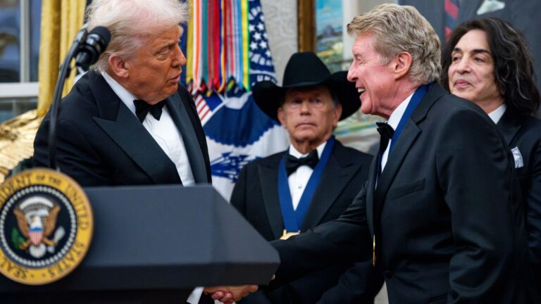 British sitcom legend awarded medal by Donald Trump for contribution to US culture