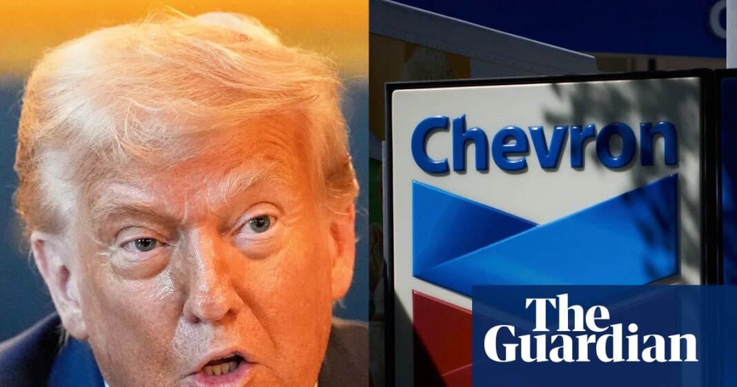 US oil giants silent on Trump claim they will spend billions on Venezuelan oil industry | Donald Trump