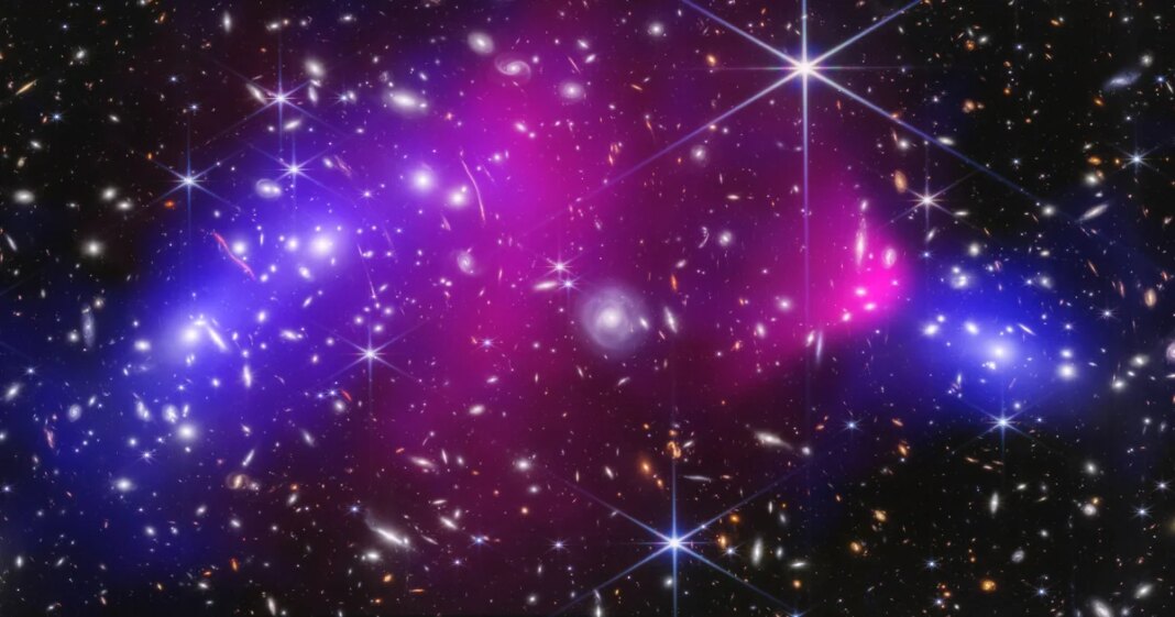 Mysterious dark matter seen in new high-resolution map of distant galaxies