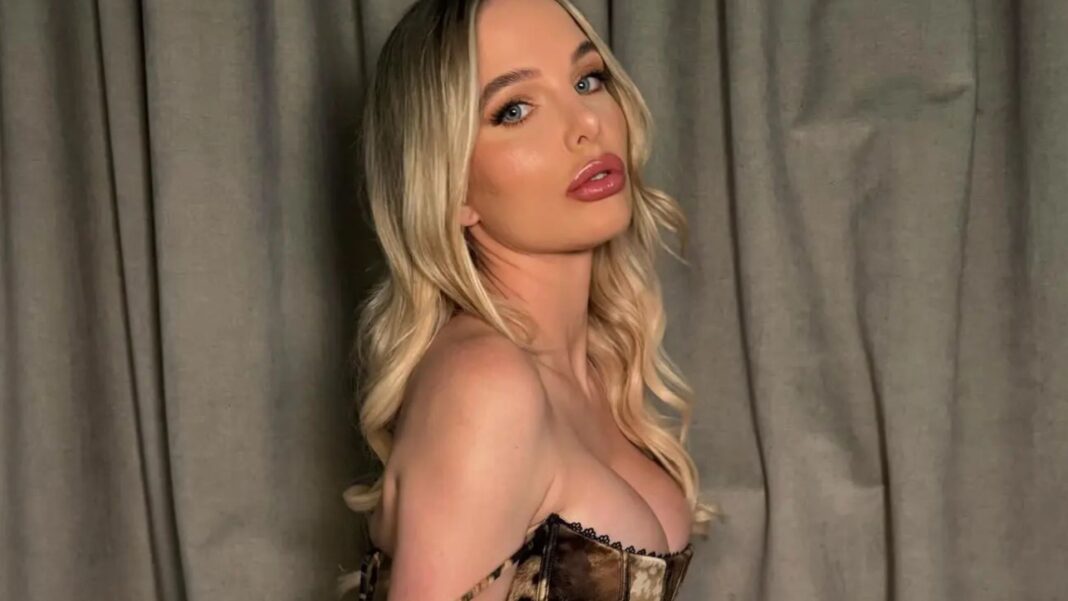 Helen Flanagan shows off incredible figure in animal print corset and tights after feud with ex