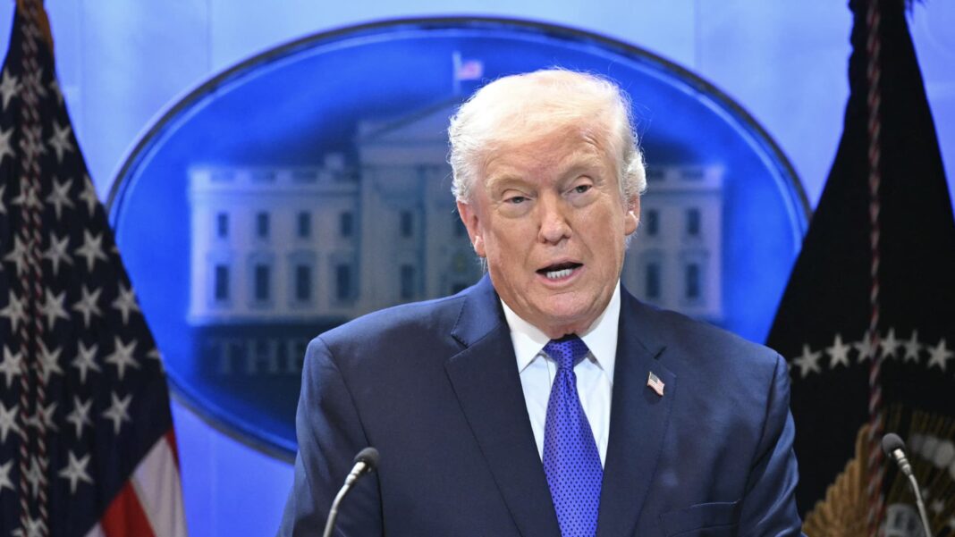 Trump speaks after Supreme Court strikes down tariffs