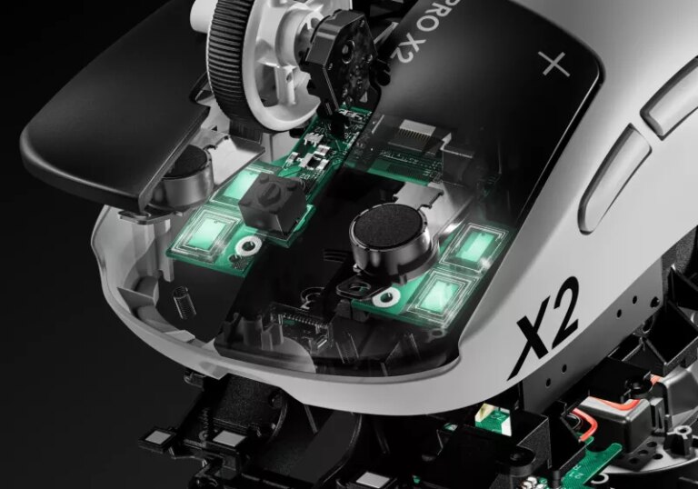 Logitech's Pro X2 Superstrike mouse replaces microswitches with electromagnetic analog sensing
