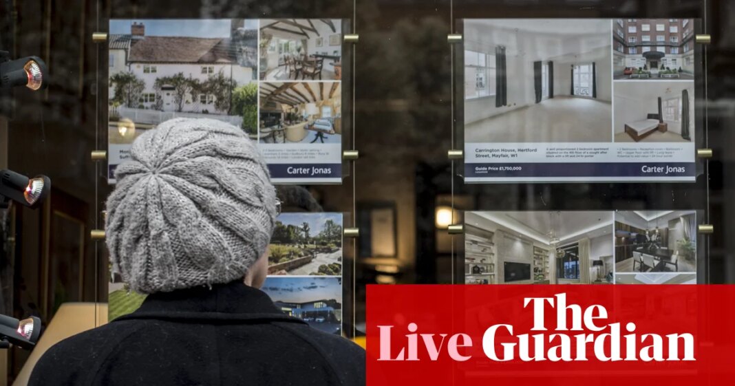 Fastest jump in UK house prices in over a year; Stellantis scales back electric car plans – business live | Business