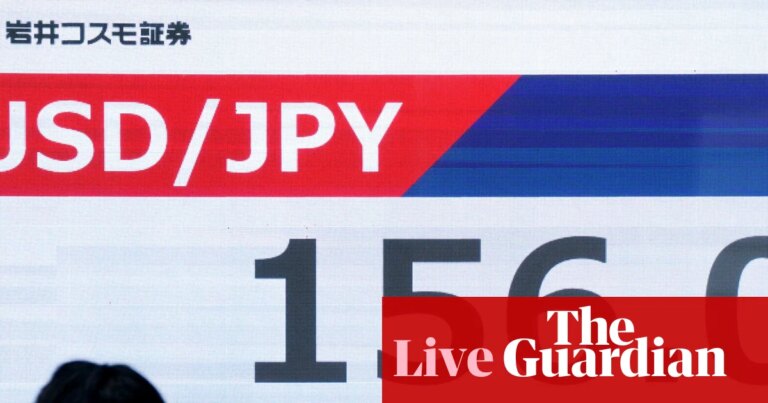 Global stocks reach record highs; BP annual profits slump 16% – business live | Business