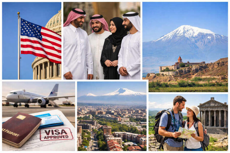 US Joins Qatar, Saudi Arabia, Kuwait, UAE, Bahrain, and Oman Among Nations Benefiting from Armenia Visa Waiver for 2026: Everything You Need to Know