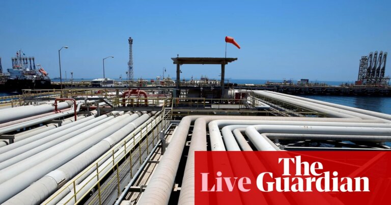 Saudi Aramco to restore 70% of oil exports ‘within days’ via Red Sea pipeline – business live | Business