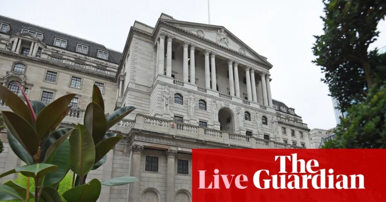 Bank of England expected to raise UK interest rates twice this year to fight inflation shock from Middle East crisis – business live | Business