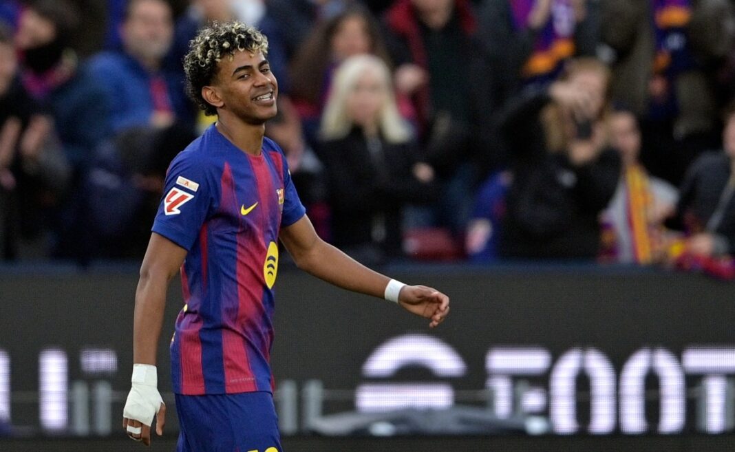 First Lamine Yamal Hat-Trick Helps Liga Leaders Barcelona Beat Villarreal