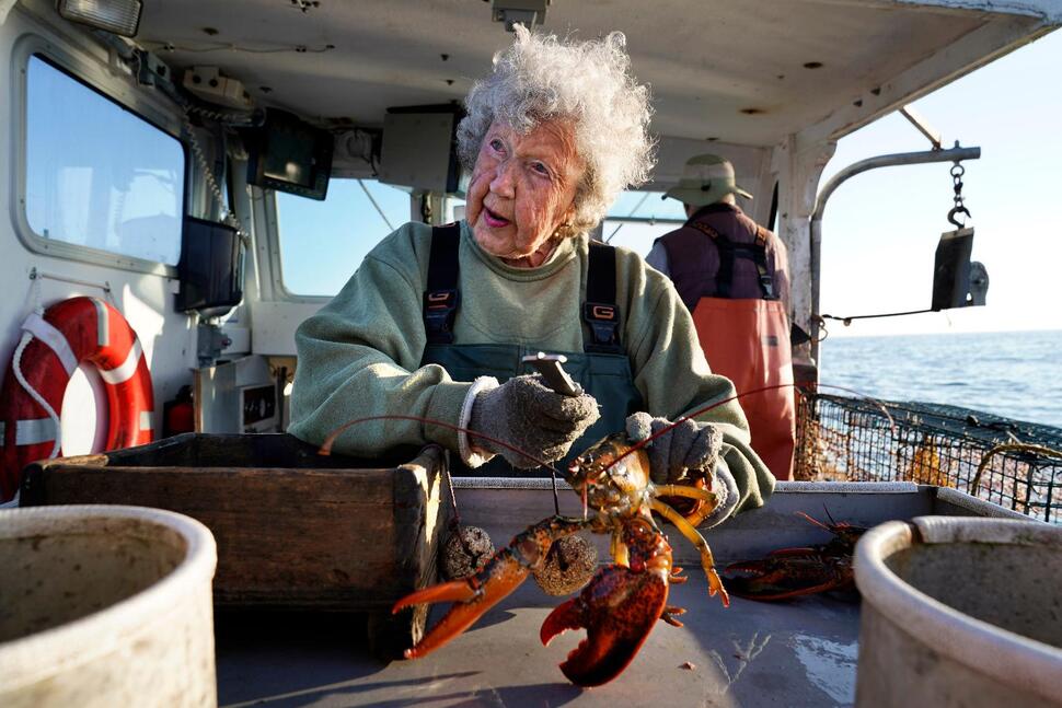 Maine’s ‘Lobster Lady’ Virginia Oliver, Who Worked Decades in the Lobster Industry, Dies at 105