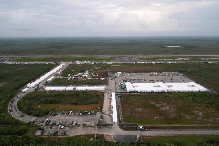 Crews in Florida Battle a 25,000-Acre Wildfire Near ‘Alligator Alcatraz’