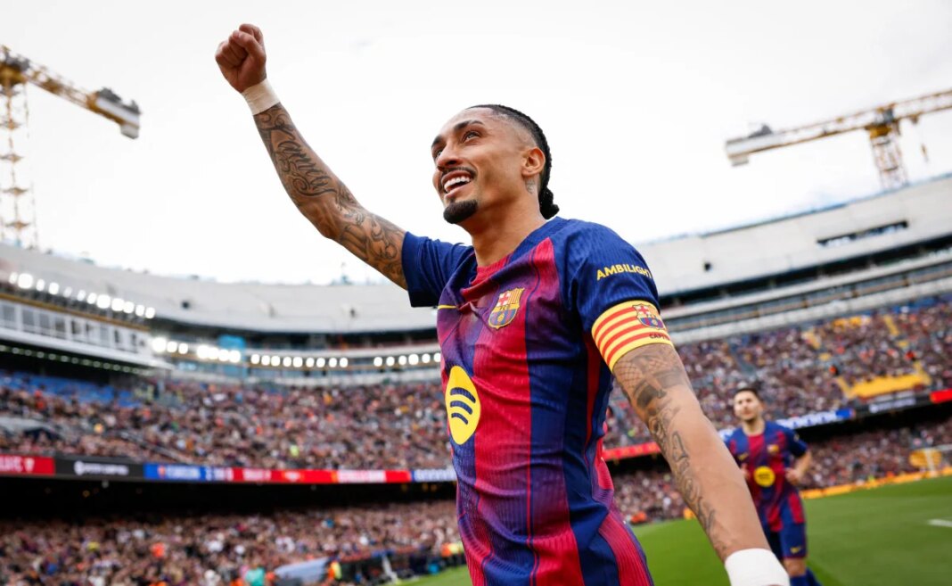 Raphinha Hits Treble As La Liga Leaders Barcelona Thrash Sevilla