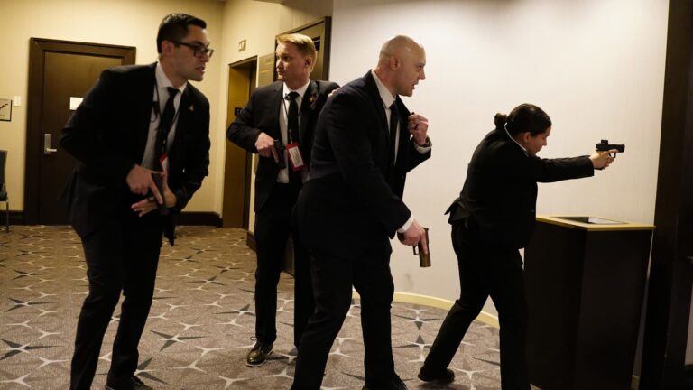 Scenes from the White House Correspondents’ Dinner shooting