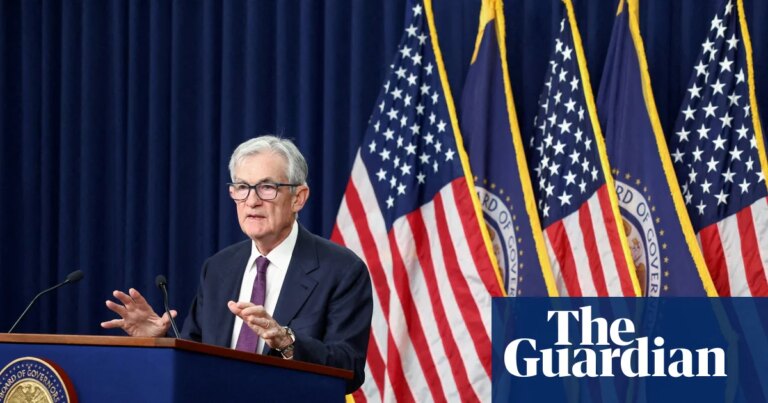 Jerome Powell to stay on Fed board after central bank holds rates steady in defiance of Trump | Federal Reserve