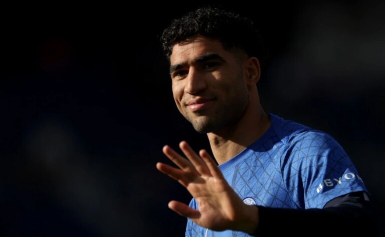 PSG Blow As Achraf Hakimi Ruled Out Of Champions League Semi-Final Return