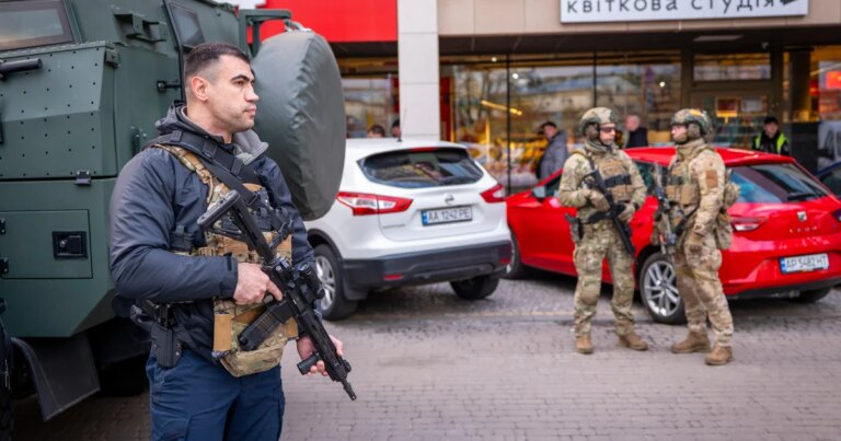 6 killed after gunman opens fire in Kyiv, Ukrainian officials say