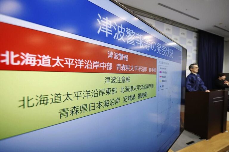 Earthquake Sets off Brief Tsunami Alert and a Megaquake Advisory in Northern Japan