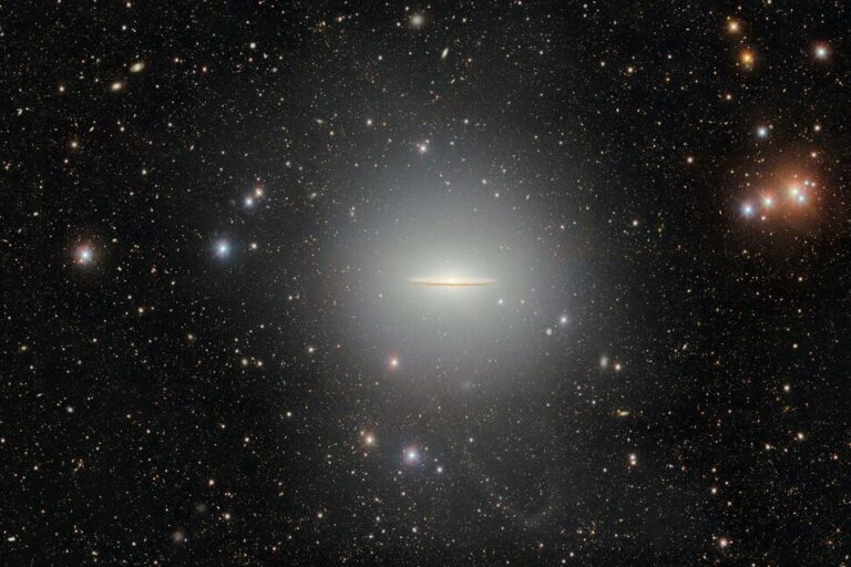 The Wide-Brimmed Sombrero Galaxy Is Revealed in All Its Splendor by a Telescope in Chile