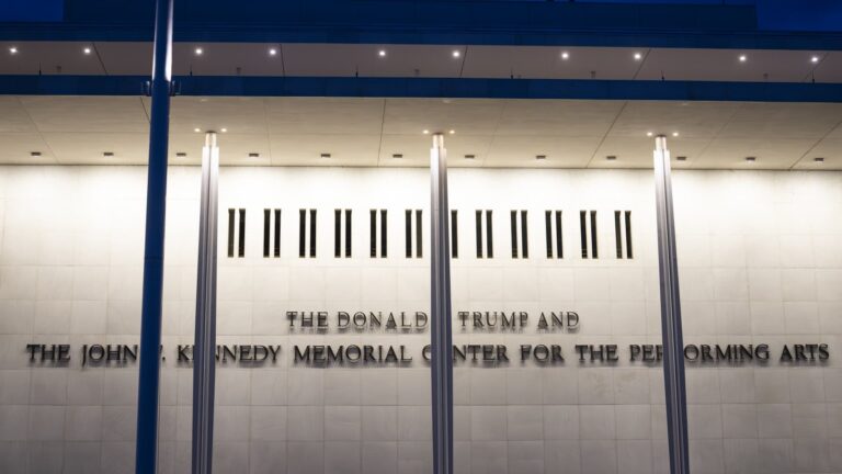 Trump can’t add name to Kennedy Center, judge rules