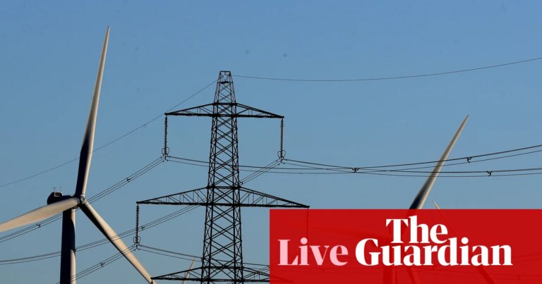 UK inflation eases more than expected to 2.8%, led by lower electricity and gas bills – business live | Business