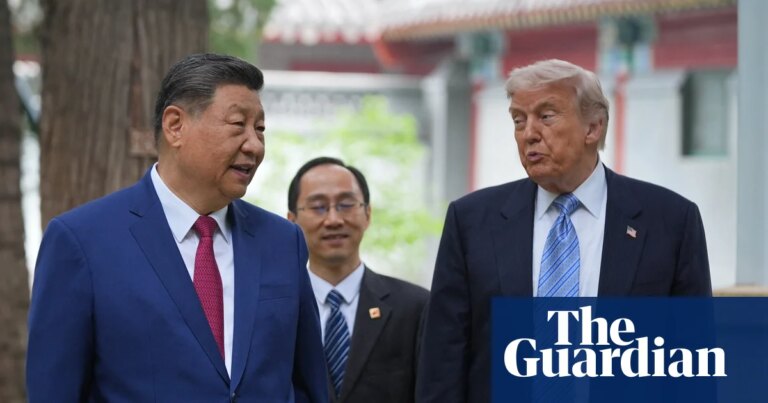 Trump asks if Xi brings other presidents to secret garden during private tour – video | Xi Jinping