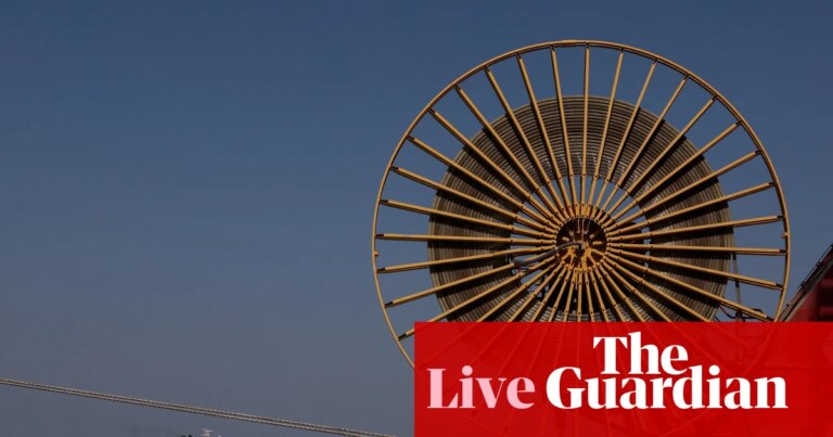 Iran deal optimism pushes oil price down; UK builders hit by surge in costs – business live | Business