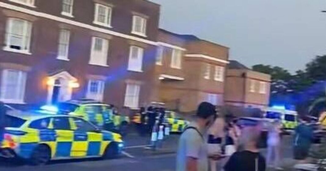 Armed police swarm Hertfordshire street as two rushed to hospital | UK | News