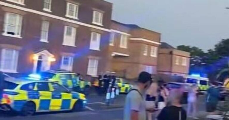 Armed police swarm Hertfordshire street as two rushed to hospital | UK | News