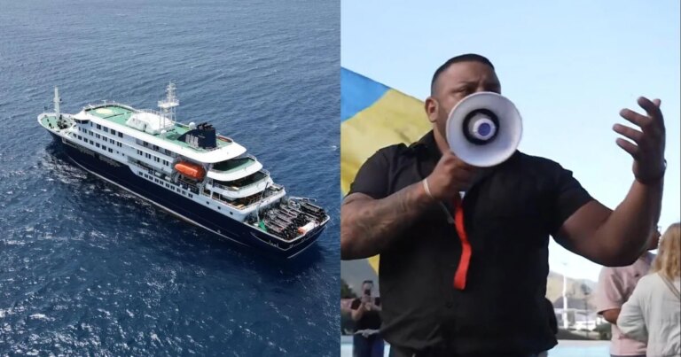 As hantavirus outbreak ship heads toward Canary Islands, locals protest