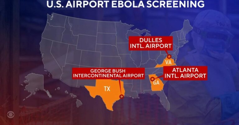 Passengers from high Ebola risk countries can enter Atlanta, Houston and D.C. airports